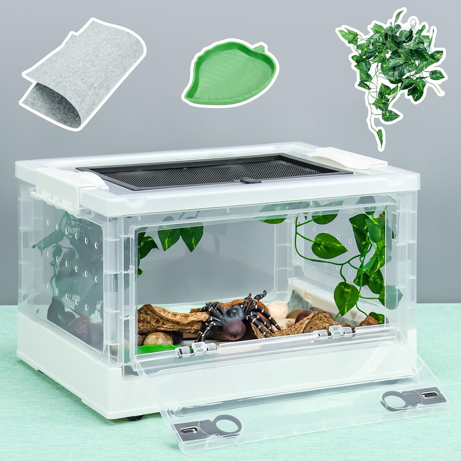 foldable 16 bearded dragon tank